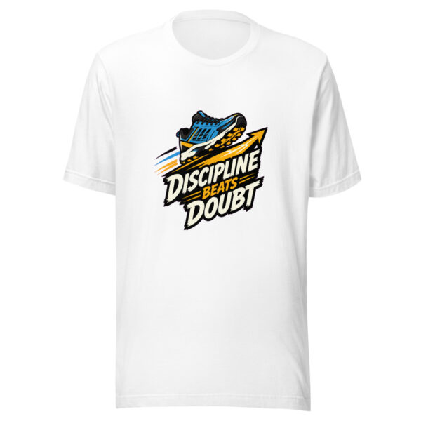 Discipline Beats Doubt Graphic Tee mockup 5 Discipline Beats Doubt Graphic Tee mockup 5