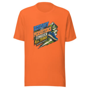 Energy And Persistence Conquer All Things - Benjamin Franklin Graphic Tee mockup 1 Energy And Persistence Conquer All Things - Benjamin Franklin Graphic Tee front view