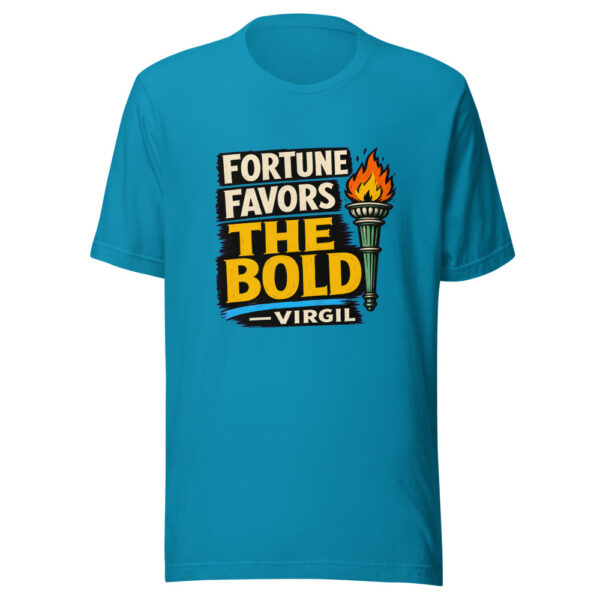 Fortune Favors The Bold - Virgil Graphic Tee mockup 1 Fortune Favors The Bold - Virgil Graphic Tee front view