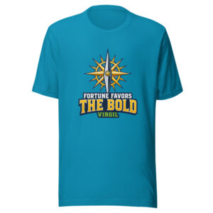 Fortune Favors The Bold - Virgil Graphic Tee mockup 1 Fortune Favors The Bold - Virgil Graphic Tee front view