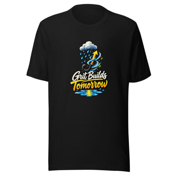 Grit Builds Tomorrow Graphic Tee mockup 4 Grit Builds Tomorrow Graphic Tee mockup 4