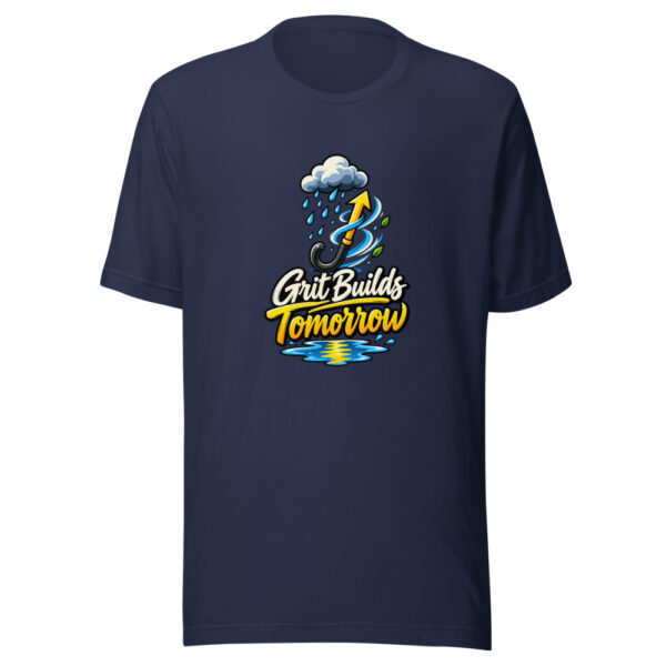 Grit Builds Tomorrow Graphic Tee mockup 6 Grit Builds Tomorrow Graphic Tee mockup 6