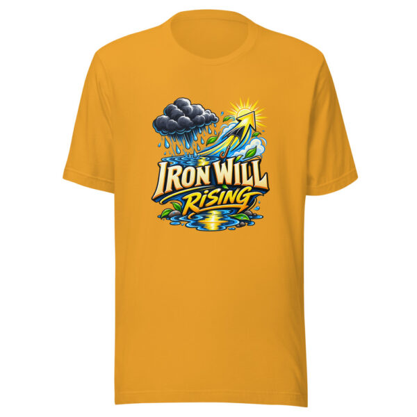 Iron Will Rising Graphic Tee mockup 3 Iron Will Rising Graphic Tee mockup 3
