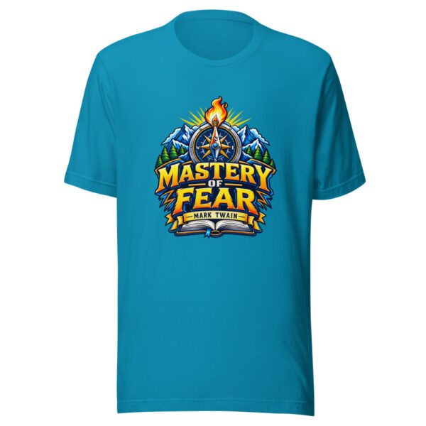Mastery Of Fear - Mark Twain Graphic Tee mockup 2 Mastery Of Fear - Mark Twain Graphic Tee mockup 2