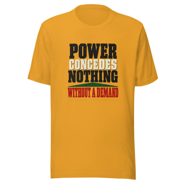 Power Concedes Nothing Without A Demand — Frederick Douglass Power-concedes-nothing Graphic Tee mockup 3 Power Concedes Nothing Without A Demand — Frederick Douglass Power-concedes-nothing Graphic Tee mockup 3