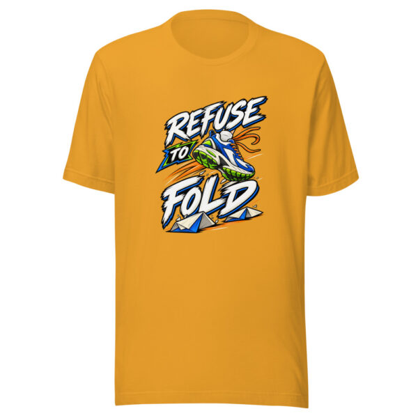 Refuse To Fold Graphic Tee mockup 1 Refuse To Fold Graphic Tee front view