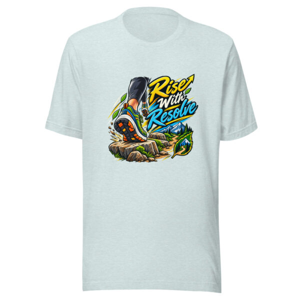 Rise With Resolve Graphic Tee mockup 1 Rise With Resolve Graphic Tee front view