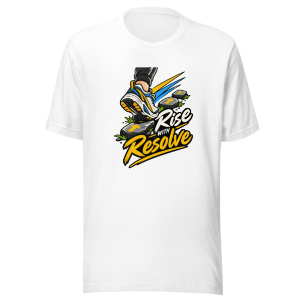 Rise With Resolve Graphic Tee mockup 5 Rise With Resolve Graphic Tee mockup 5
