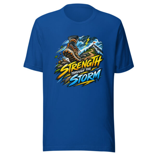 Strength Through The Storm Graphic Tee mockup 3 Strength Through The Storm Graphic Tee mockup 3