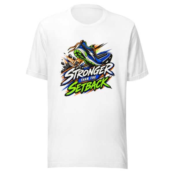 Stronger Than The Setback Graphic Tee mockup 5 Stronger Than The Setback Graphic Tee mockup 5