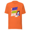 The Credit Belongs To The Man Who Is Actually In The Arena. — Theodore Roosevelt Graphic Tee mockup 1 The Credit Belongs To The Man Who Is Actually In The Arena. — Theodore Roosevelt Graphic Tee front view