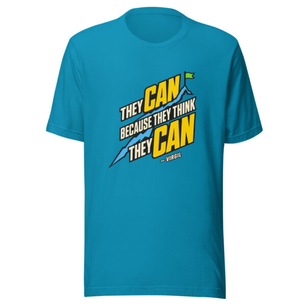 They Can Because They Think They Can — Virgil Graphic Tee mockup 2 They Can Because They Think They Can — Virgil Graphic Tee mockup 2