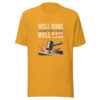 Well Done Is Better Than Well Said - Benjamin Franklin Graphic Tee mockup 2
