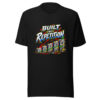 Built By Repetition Discipline-and-action Graphic Tee mockup 5