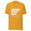 Commitment Outlasts The Starting Signal Graphic Tee mockup 2 Commitment Outlasts The Starting Signal Graphic Tee mockup 2