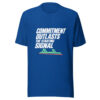 Commitment Outlasts The Starting Signal Graphic Tee mockup 3 Commitment Outlasts The Starting Signal Graphic Tee mockup 3