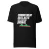 Commitment Outlasts The Starting Signal Graphic Tee mockup 4 Commitment Outlasts The Starting Signal Graphic Tee mockup 4