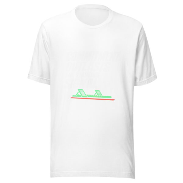 Commitment Outlasts The Starting Signal Graphic Tee mockup 5 Commitment Outlasts The Starting Signal Graphic Tee mockup 5