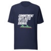 Commitment Outlasts The Starting Signal Graphic Tee mockup 6 Commitment Outlasts The Starting Signal Graphic Tee mockup 6