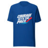 Courage Sets The Pace Graphic Tee mockup 3 Courage Sets The Pace Graphic Tee mockup 3