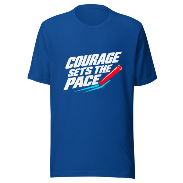 Courage Sets The Pace Graphic Tee mockup 3 Courage Sets The Pace Graphic Tee mockup 3