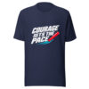 Courage Sets The Pace Graphic Tee mockup 7 Courage Sets The Pace Graphic Tee mockup 7