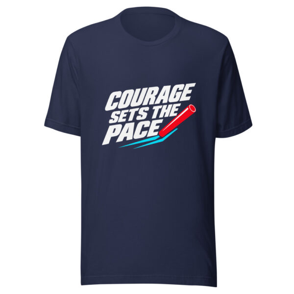Courage Sets The Pace Graphic Tee mockup 7 Courage Sets The Pace Graphic Tee mockup 7
