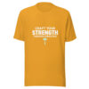 Craft Your Strength Through Practice Graphic Tee mockup 1 Craft Your Strength Through Practice Graphic Tee front view