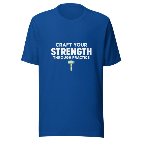 Craft Your Strength Through Practice Graphic Tee mockup 3 Craft Your Strength Through Practice Graphic Tee mockup 3