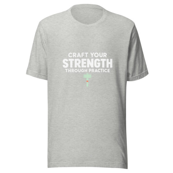 Craft Your Strength Through Practice Graphic Tee mockup 7 Craft Your Strength Through Practice Graphic Tee mockup 7