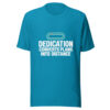 Dedication Converts Plans Into Distance Graphic Tee mockup 2 Dedication Converts Plans Into Distance Graphic Tee mockup 2