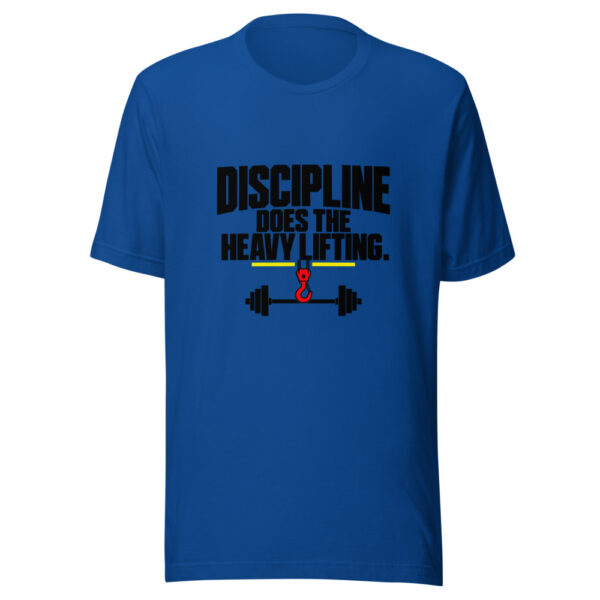 Discipline Does The Heavy Lifting Graphic Tee mockup 3 Discipline Does The Heavy Lifting Graphic Tee mockup 3