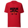 Discipline Does The Heavy Lifting Graphic Tee mockup 4 Discipline Does The Heavy Lifting Graphic Tee mockup 4