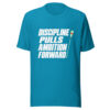 Discipline Pulls Ambition Forward Graphic Tee mockup 2 Discipline Pulls Ambition Forward Graphic Tee mockup 2