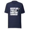 Discipline Pulls Ambition Forward Graphic Tee mockup 6 Discipline Pulls Ambition Forward Graphic Tee mockup 6