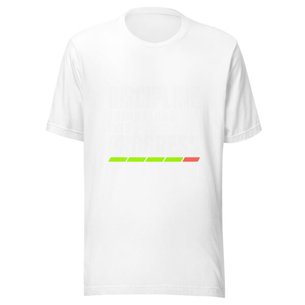 Discipline Turns Plans Into Progress Graphic Tee mockup 5 Discipline Turns Plans Into Progress Graphic Tee mockup 5