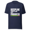 Discipline Turns Plans Into Progress Graphic Tee mockup 6 Discipline Turns Plans Into Progress Graphic Tee mockup 6