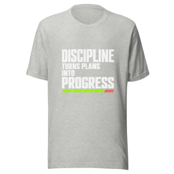 Discipline Turns Plans Into Progress Graphic Tee mockup 7 Discipline Turns Plans Into Progress Graphic Tee mockup 7