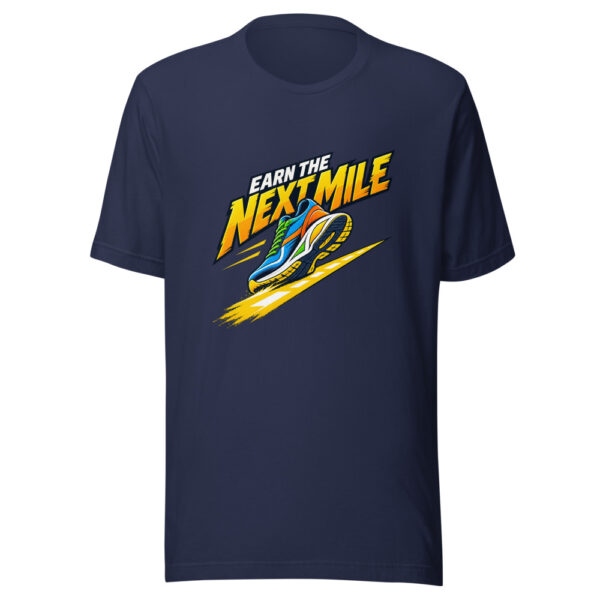 Earn The Next Mile Next-mile-earned Graphic Tee mockup 6 Earn The Next Mile Next-mile-earned Graphic Tee mockup 6