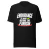 Endurance Is Built Before The Finish Graphic Tee mockup 4 Endurance Is Built Before The Finish Graphic Tee mockup 4