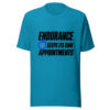 Endurance Keeps Its Own Appointments Graphic Tee mockup 2 Endurance Keeps Its Own Appointments Graphic Tee mockup 2