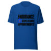 Endurance Keeps Its Own Appointments Graphic Tee mockup 3 Endurance Keeps Its Own Appointments Graphic Tee mockup 3