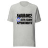 Endurance Keeps Its Own Appointments Graphic Tee mockup 7 Endurance Keeps Its Own Appointments Graphic Tee mockup 7