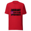 Endurance Keeps Its Own Appointments Graphic Tee mockup 8 Endurance Keeps Its Own Appointments Graphic Tee mockup 8