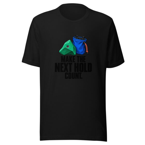 Make The Next Hold Count Graphic Tee mockup 4 Make The Next Hold Count Graphic Tee mockup 4
