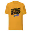 Preparation Gives Courage Traction Graphic Tee mockup 1 Preparation Gives Courage Traction Graphic Tee front view