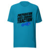 Preparation Gives Courage Traction Graphic Tee mockup 2 Preparation Gives Courage Traction Graphic Tee mockup 2