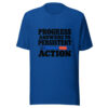 Progress Answers To Persistent Action Graphic Tee mockup 1 Progress Answers To Persistent Action Graphic Tee front view
