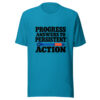 Progress Answers To Persistent Action Graphic Tee mockup 2 Progress Answers To Persistent Action Graphic Tee mockup 2