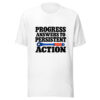 Progress Answers To Persistent Action Graphic Tee mockup 5 Progress Answers To Persistent Action Graphic Tee mockup 5